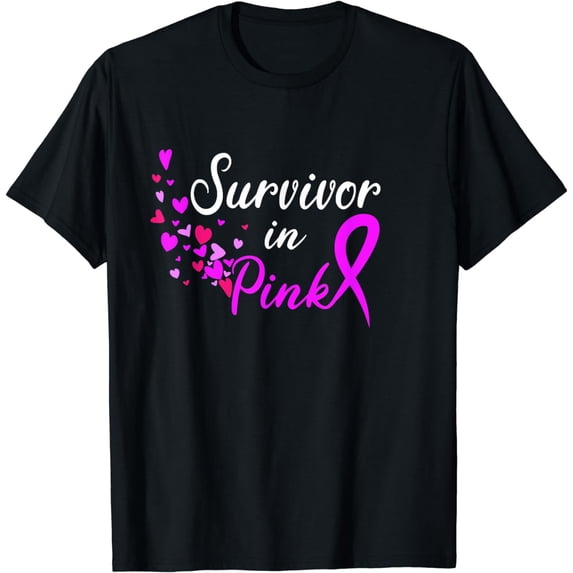 Breast Cancer Survivor in Pink Breast Cancer Awareness Month T-Shirt