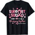 thumbnail image 1 of Breast Cancer T-Shirt Support Squad Stronger Together T-Shirt, 1 of 3