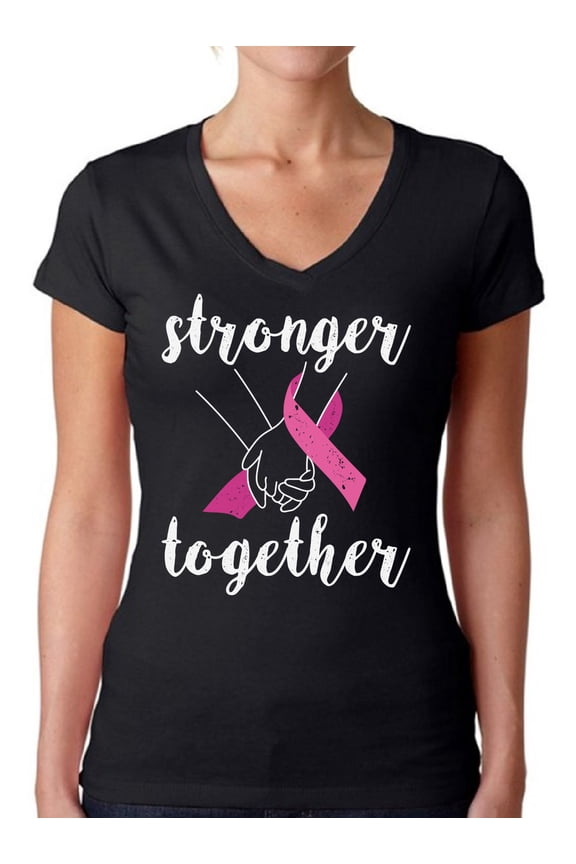 Breast Cancer Tshirt - Womens Cancer Awareness - October Walk - Strong Together