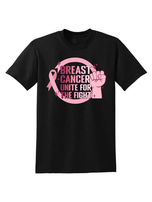 Breast Cancer Unite for the Fight" T-Shirt - Empowering Awareness - Solidarity"