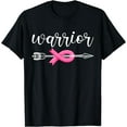thumbnail image 1 of Breast Cancer Warrior Breast Cancer Awareness T-Shirt Black X-Large, 1 of 4