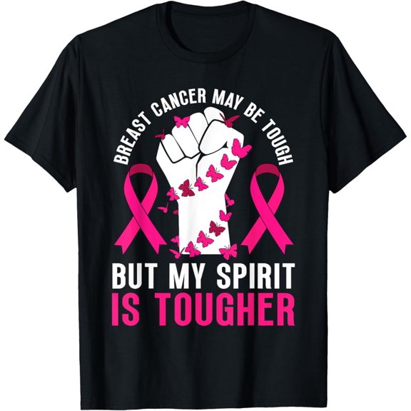 Breast Cancer Warrior Pink Ribbon Strong Cancer T-Shirt