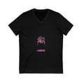 thumbnail image 1 of Breast Cancer Warrior Short Sleeve V-Neck Tee, 1 of 2