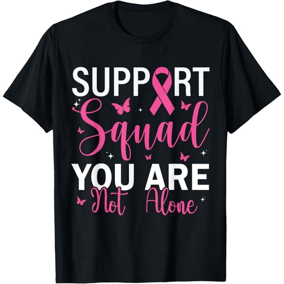 Breast Cancer Warrior Support Squad Breast Cancer Awareness T-Shirt