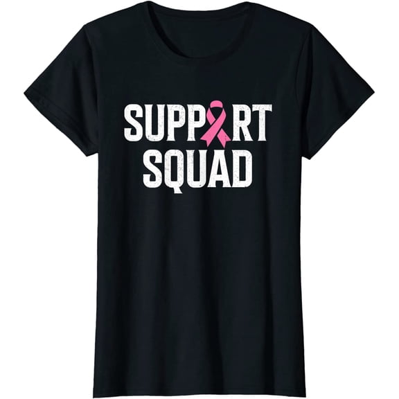 Breast Cancer Warrior Support Squad Breast Cancer Awareness T-Shirt