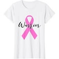 thumbnail image 1 of Breast Cancer Warrior T Shirt Pink Ribbon Awareness Survivor, 1 of 3