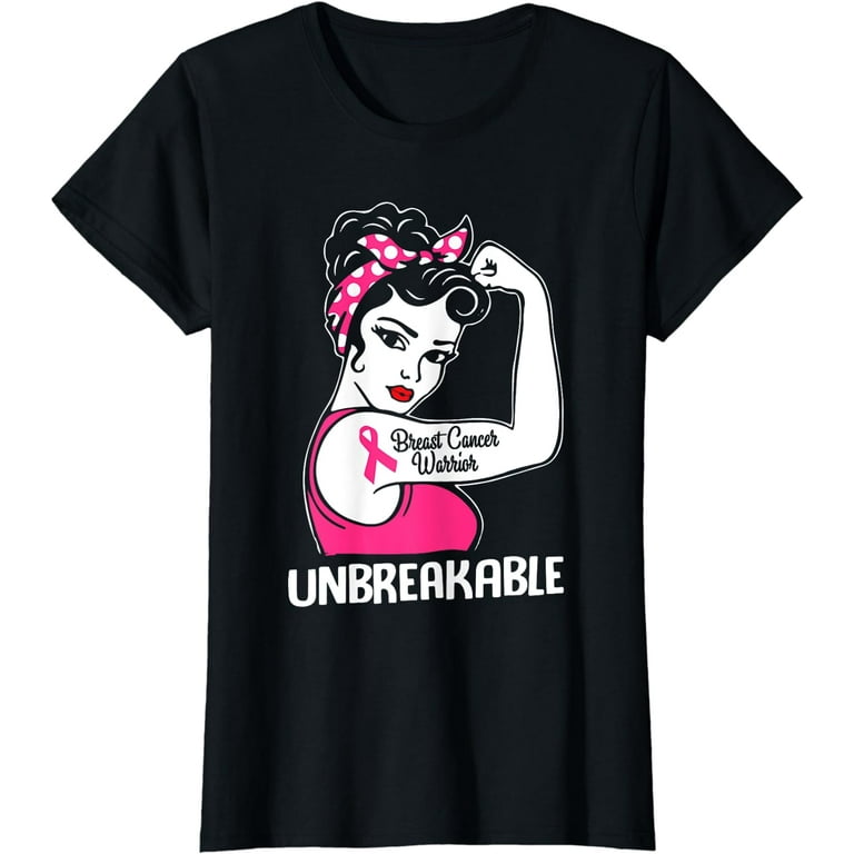 Breast Cancer Warrior Unbreakable T-Shirt