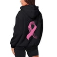 thumbnail image 1 of Breast Cancer Zip Up Hoodie for Women Pink Ribbon Graphic Jackets Fall Winter Oversized Sweatshirt with Pocket, 1 of 6