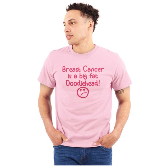 Breast Cancer is a Doodiehead Women's Graphic T Shirt Tees Brisco Brands M