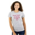 thumbnail image 1 of Breast Cancer is a Doodiehead Womens Slim Fit Graphic Tee Brisco Brands S, 1 of 5