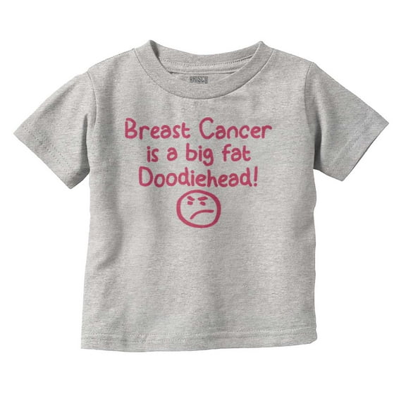 Breast Cancer is a Doodiehead Youth T Shirt Tee Girls Infant Toddler Brisco Brands 6M