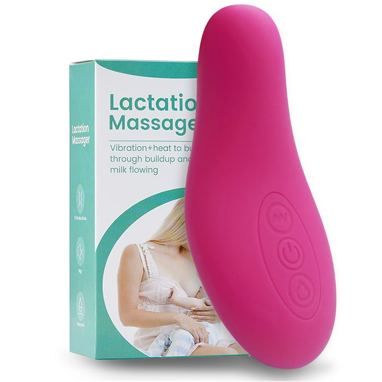 Breast Massager Warming Lactation Compress Breastfeeding: Mastiti Clogged  Duct Engorgement Relief - Vibrant & Warmer Waterproof Heating Milk Warmer 