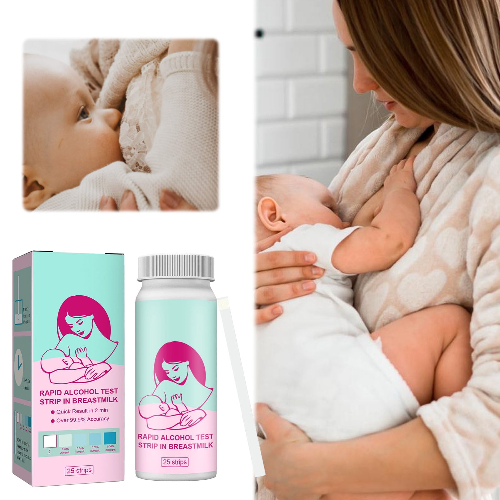 Breast Milk Alcohol Test Strip Fast And Accurate Impregnation Test