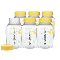 Breast Milk Collection and Storage Bottles with Solid Lids - 6pk/5oz