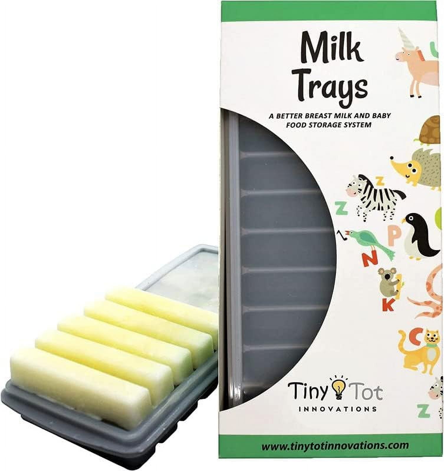 Breast Milk Freezer Storage Trays 101oz Bars Silicone Tray