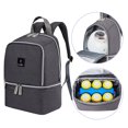 thumbnail image 1 of Breast Pump Bag Backpack - Cooler Lunch Bag Double Layer for Mother Large Size Gray, 1 of 8
