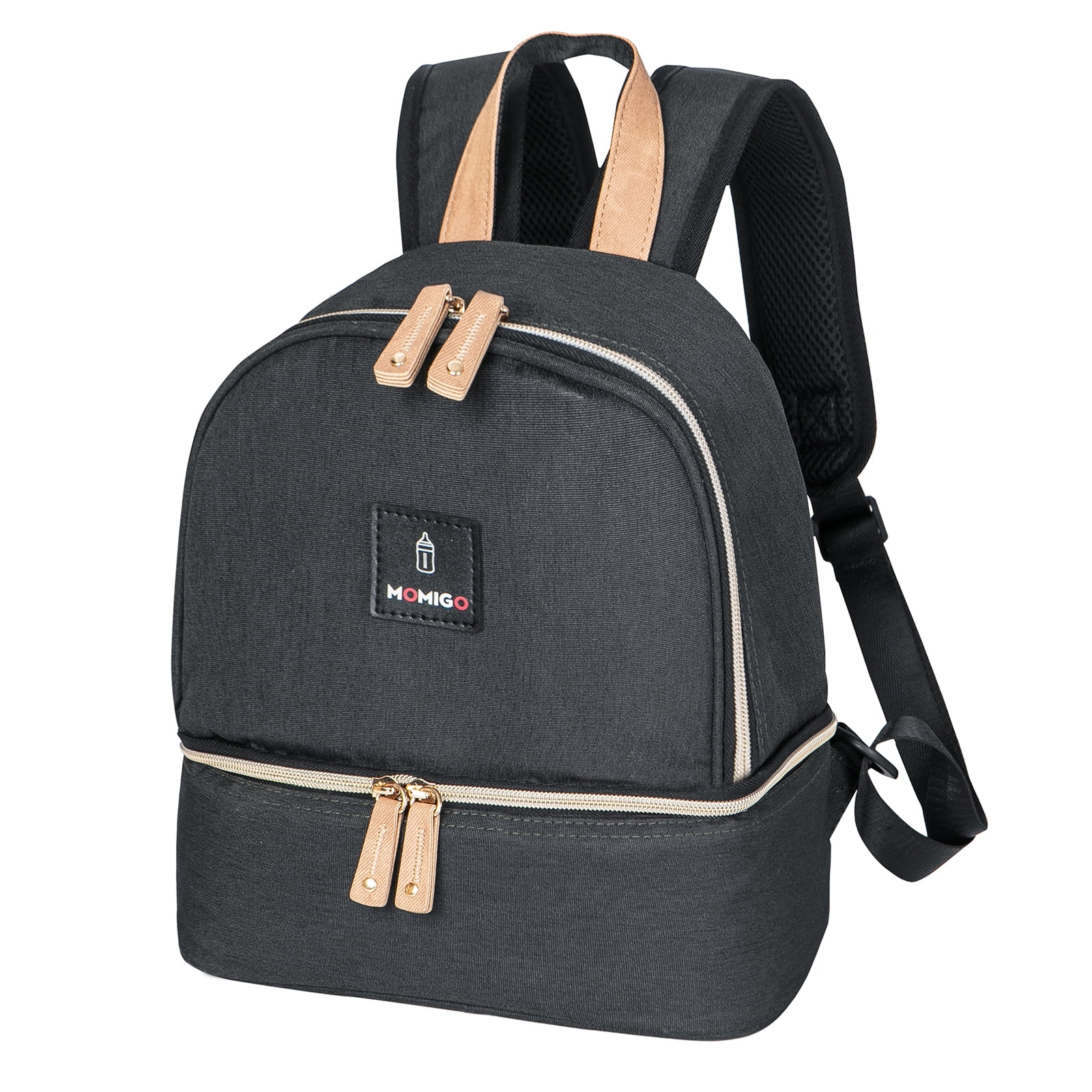 Breast Pump Bag Backpack - Cooler and Moistureproof Bag Double Layer for Mother Baby Bottle Breast Milk Pump Outdoor Working Backpack