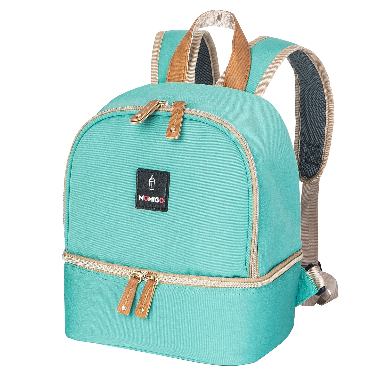 Breast Pump Bag Backpack - Cooler and Moistureproof Bag Double Layer for Mother Baby Bottle Breast Milk Pump Outdoor Working Backpack