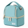 thumbnail image 1 of Breast Pump Bag Cooler Compartment for Breast Pump Double Layer for Mother Breast Milk Pump Blue, 1 of 7