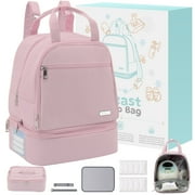 Breast Pump Bag, Spectra Pump Backpack, Pumping Bag for Working Mom, Compatible with Spectra S1, S2, Grey