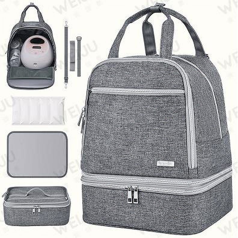 Breast Pump Bag, Spectra Pump Backpack, Mini Pumping Bags with Pockets