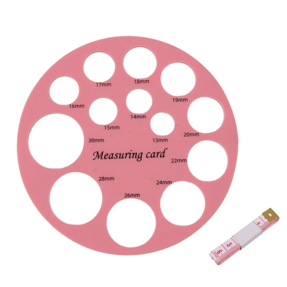 Breast Pump Flange Measurement Tool Nipple Ruler Grade Silicone Nipple Sizing Ruler with 13 Size Diameter