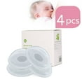 thumbnail image 1 of Breast Shells,4 Pack Nursing Cups, Milk Saver, Protect Sore Nipples for Breastfeeding, Collect Breastmilk Leaks for Moms, Reusable, 1 of 5