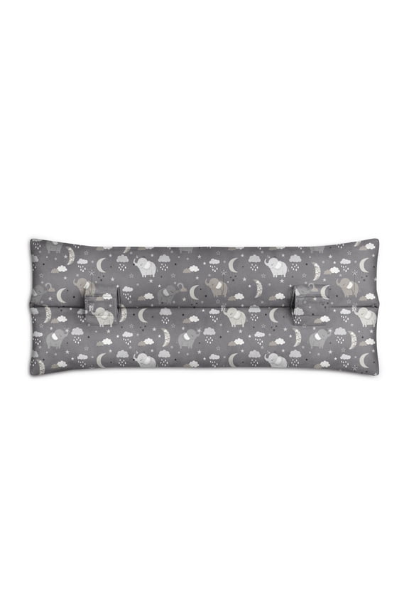 Breast Surgery Recovery Cushion - Tribal Elephant and Ethnic Pattern - Soft Plush Fabric for Chest Sensitivity Relief