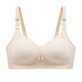 thumbnail image 1 of Breastfeeding Maternity Bras for Women Lightly Lined Comfort Seamless Underwire Bras Ladies Wirefree Sleep Bralettes Underwear, 1 of 7