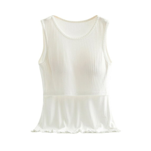 Breastfeeding Tank Top - Pregnancy Nursing Camisole, Modal Layering Base for Moms | Yubnlvae | Breastfeeding Vest Pregnant Women's Suspender Pregnancy Specific (White | 3XL)
