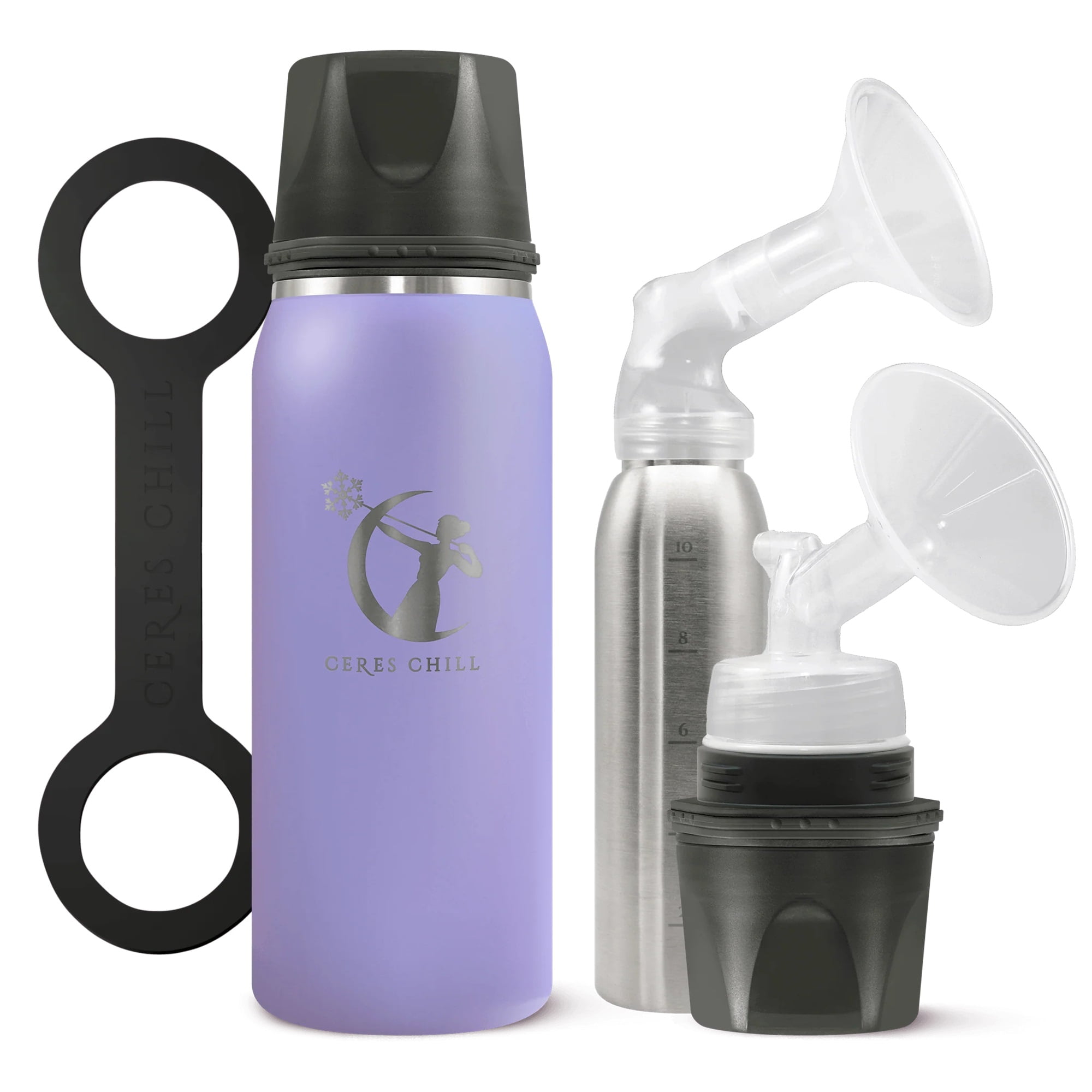 Ceres Chill OG Breast Milk Chiller Container Stainless Steel Purple 27 oz. 1 ct