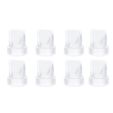 2pcs Duckbill Valves & Silicone Diaphragms Replacement For Eufy S1 Pro/S1/E10 Wearable Breast Pump