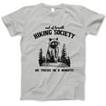 thumbnail image 1 of Out of Breath Hiking Society T-Shirt – Funny Raccoon Hiking Shirt for Nature Lovers, Be There in a Minute Tee, Outdoor Adventure Gift for Walkers, Hikers, Campers, Introverts, 1 of 7