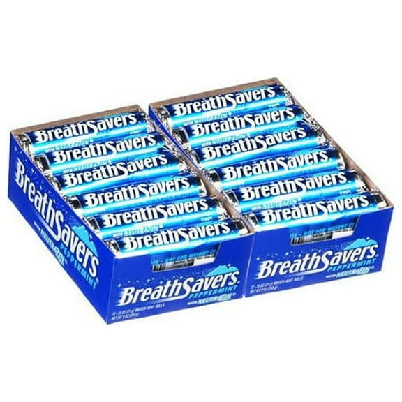 Breath Savers Peppermint Mints - 12 piece pks. - 24 ct.