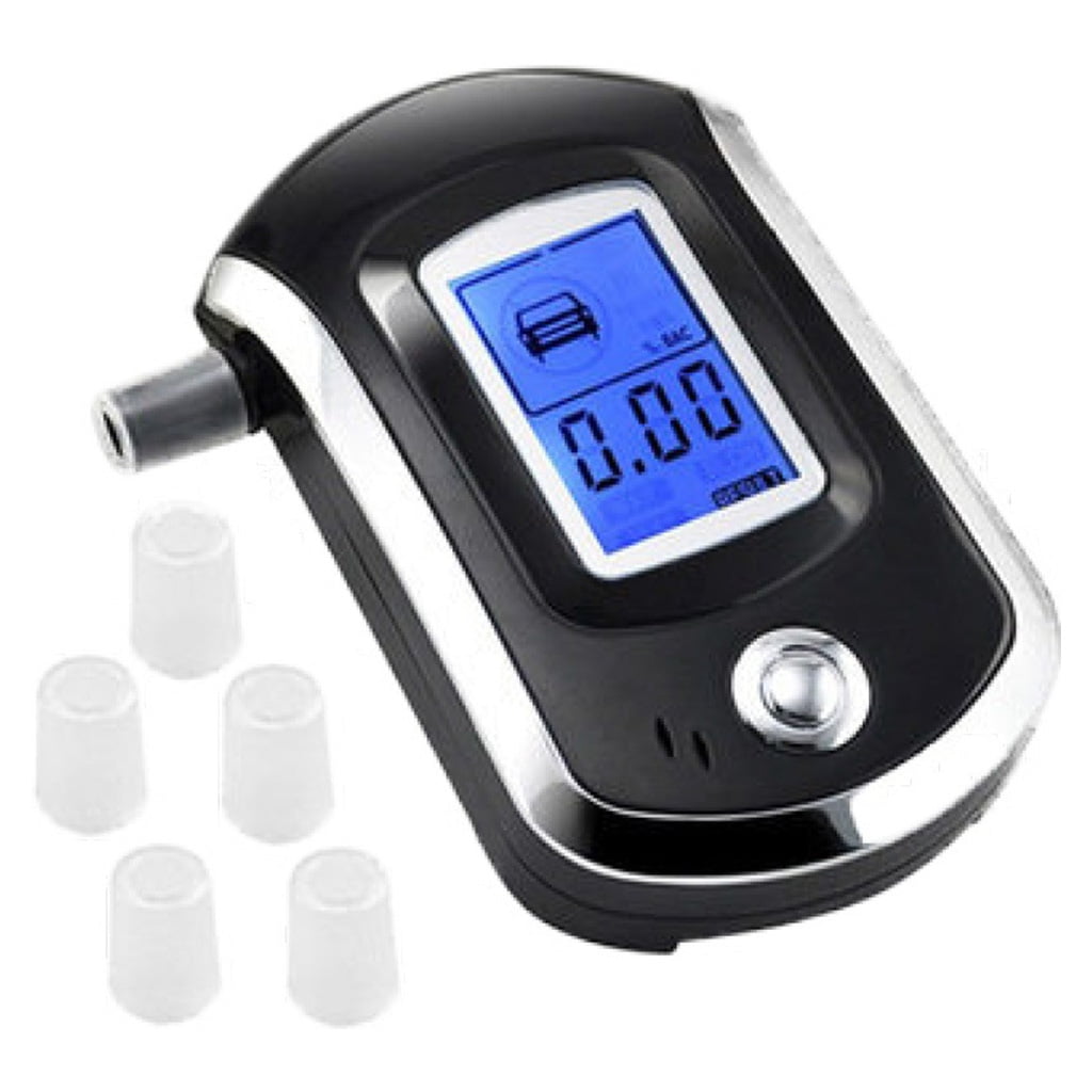 Breath Tester with LCD Display Alcoholicity Meter Breathalyzer Analyzer