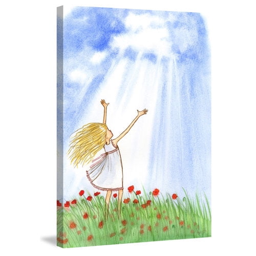 "Breath of Heaven" Painting Print on Wrapped Canvas