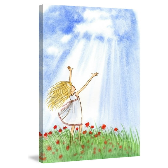 "Breath of Heaven" Painting Print on Wrapped Canvas