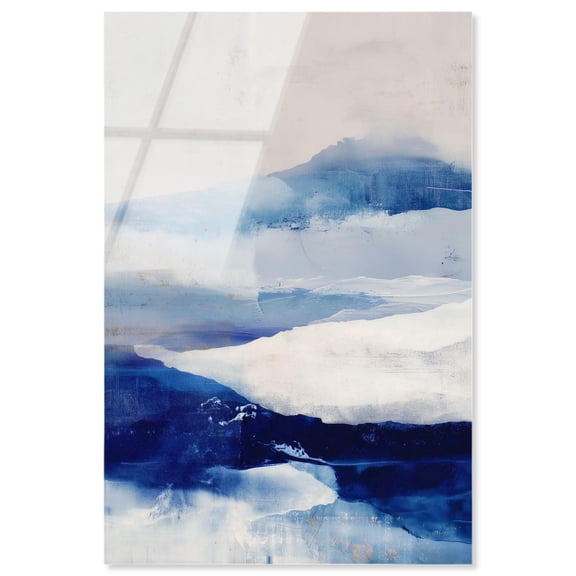 Breath of the Ocean IV Acrylic Print Blue Wall Decor by Art Remedy, Ready to Hang, 10 x 15