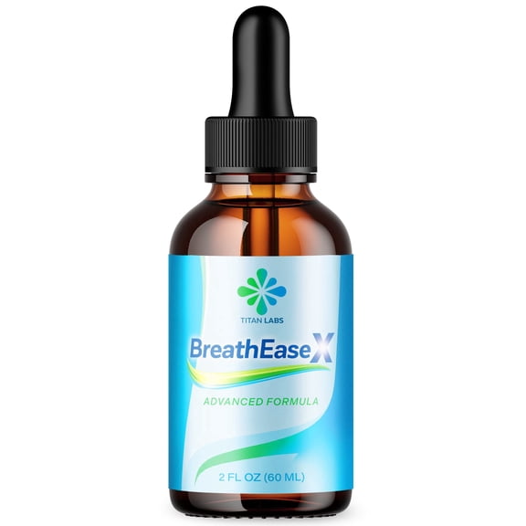 BreathEaseX Respiratory Blend Drops Advanced Formula Lung Support Breath Ease X 30 Servings