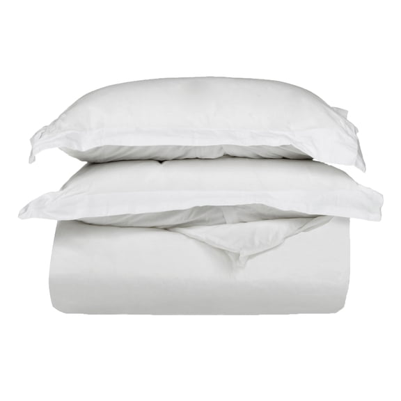 Breathable 100% Cotton Duvet Cover Set - Cal King, White