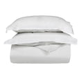 thumbnail image 1 of Breathable 100% Cotton Duvet Cover Set - Full/Queen, White, 1 of 1