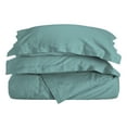 thumbnail image 1 of Breathable 100% Cotton Duvet Cover Set - Twin, Teal, 1 of 1