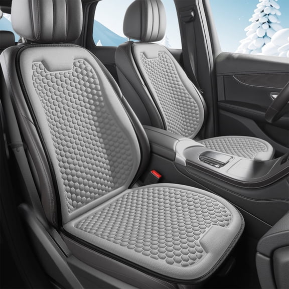 Breathable 3D Mesh Car Seat Cushion and Backrest Set for Year-Round Comfort and Support