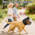 thumbnail image 1 of Breathable Adjustable Dog Head Net, Foxtail Protection Mesh Head Guard For Small & Medium Dogs, Outdoor Travel Camping Use, 1 of 5