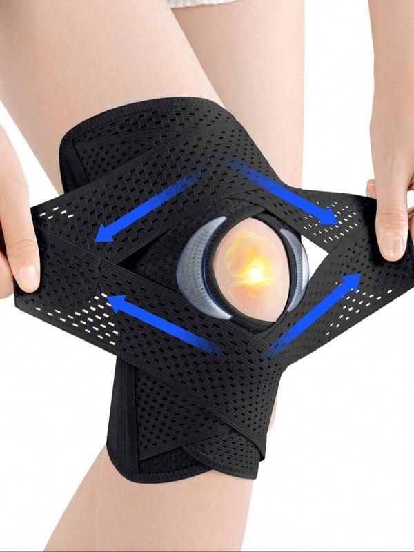 Breathable Adjustable Knee Brace for Spring, Sports Knee Protector for