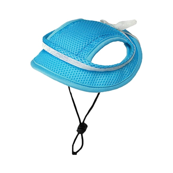 Breathable Adjustable Pet Sun Hat Lightweight Summer Shade Cap Bow Cutout Ear Design for Small Dogs Cats Outdoor Sun Protection Supplies