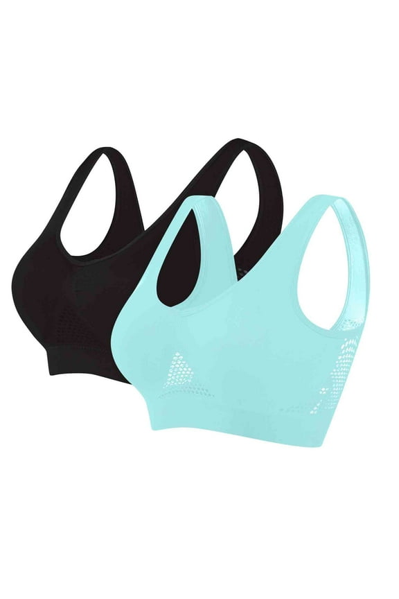 Breathable Anti-Sagging Breasts Sports Bras for Women Cooling Comfort Wireless Bra Breathable Lift Up Air Bra 2025