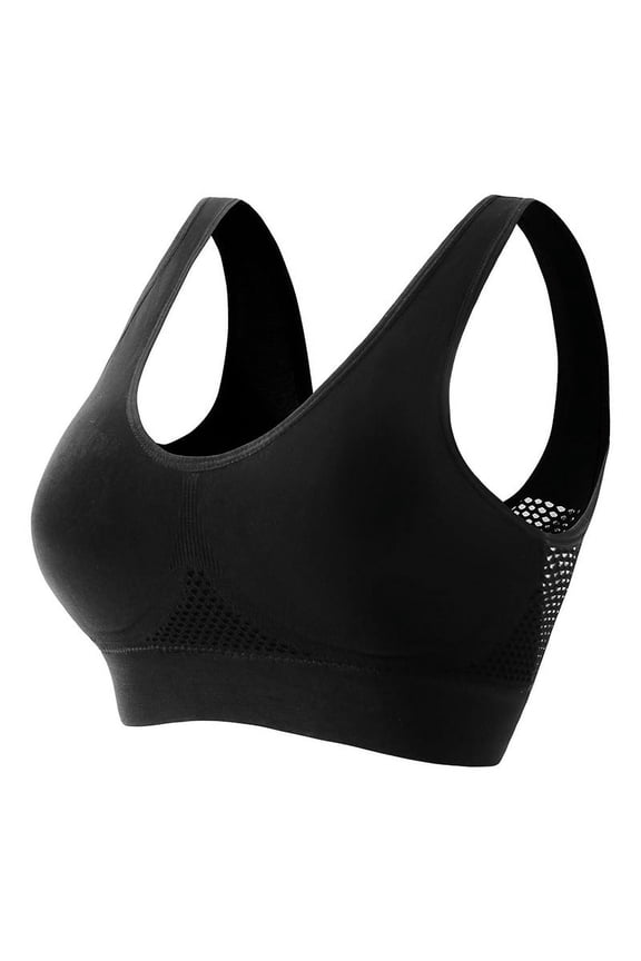 Breathable Anti-Sagging Breasts Sports Bras for Women Cooling Comfort Wireless Bra Breathable Lift Up Air Bra