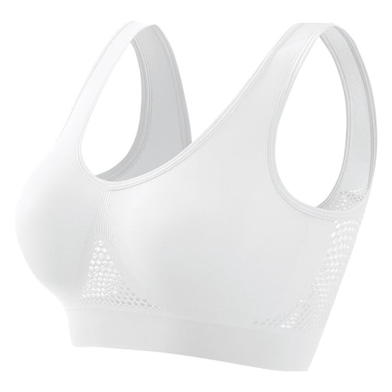 Breathable Anti-Sagging Breasts Sports Bras for Women Cooling Comfort Wireless Bra Breathable Lift Up Air Bra