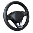 thumbnail image 1 of Breathable, Anti Slip, Durable, Steering Wheel Cover Leather with Grip Contours for Cars, 1 of 3